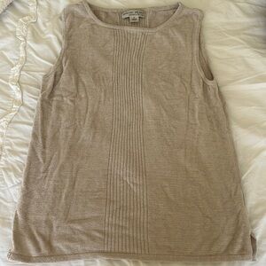 Barefoot Dreams Ultra Soft Taupe Tank Top Size Small